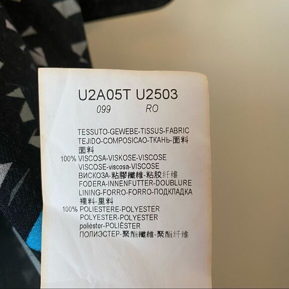 EMPORIO Armani-A Line Jacquard Speckle Printed Dress (Size:38US) - Picture 12 of 16